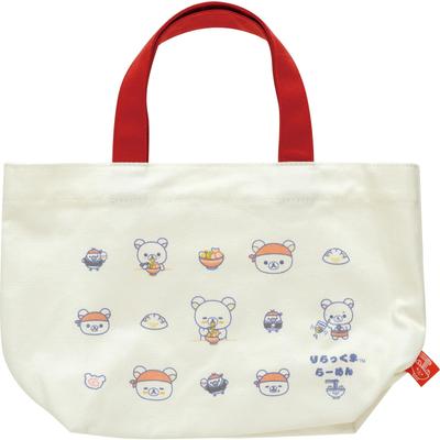 Rilakkuma Ramen Mini Tote Bag CA58801 H200 X W320 X D120mm San-X "Whenever Goods"