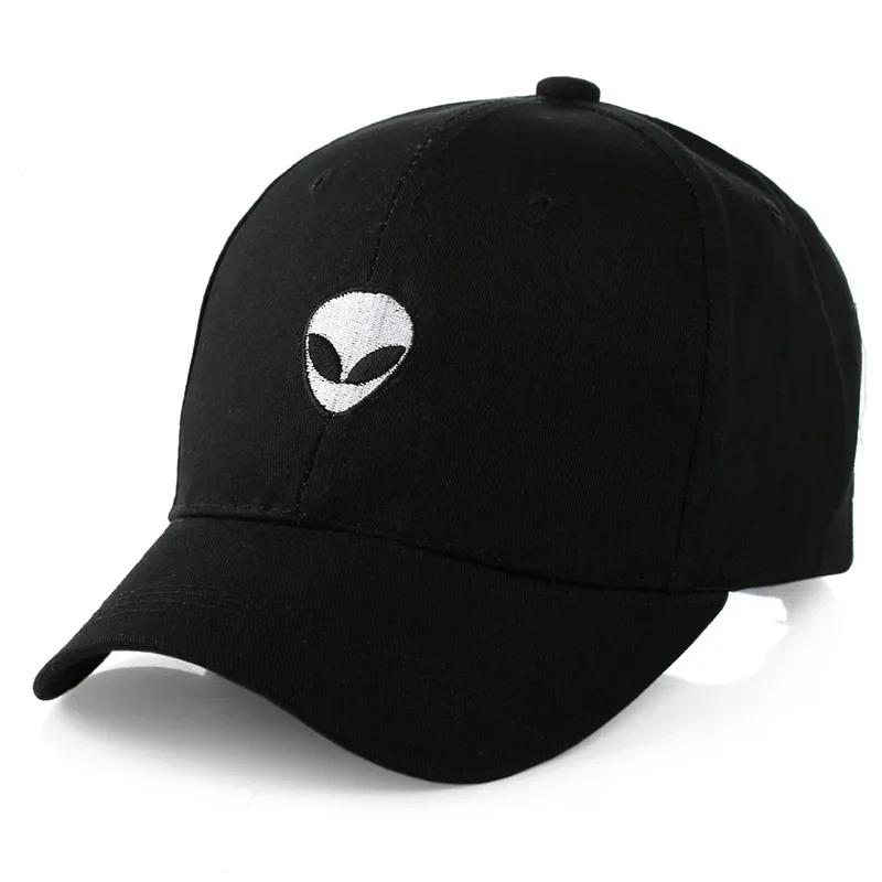 Unisex Embroidered Alien Folding Baseball Cap Beach Sun Hat Street Headwear Outdoor Hat Men and Women Hip Hop Hat