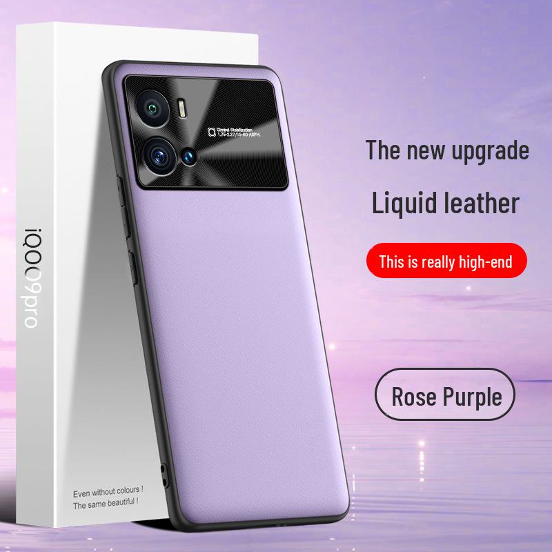 IQOO9pro Liquid Leather Case: Fallschutz- und Antifouling-Schutzabdeckung - Einteilig erhältlich