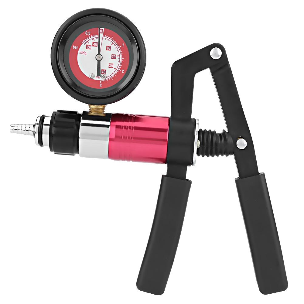 Auto Hnad Held Vacuum Pump Pressure Tester Kit Brake Bleeder Test Tool Set with Adapters
