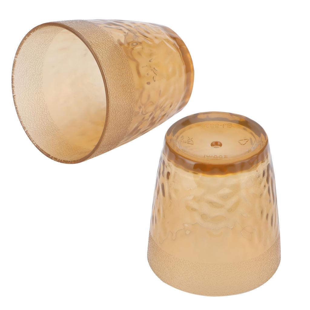 200ml Drinking Glass Flower Tea Cup Small Beer Mug Acrylic Cup for Home PartyCopper