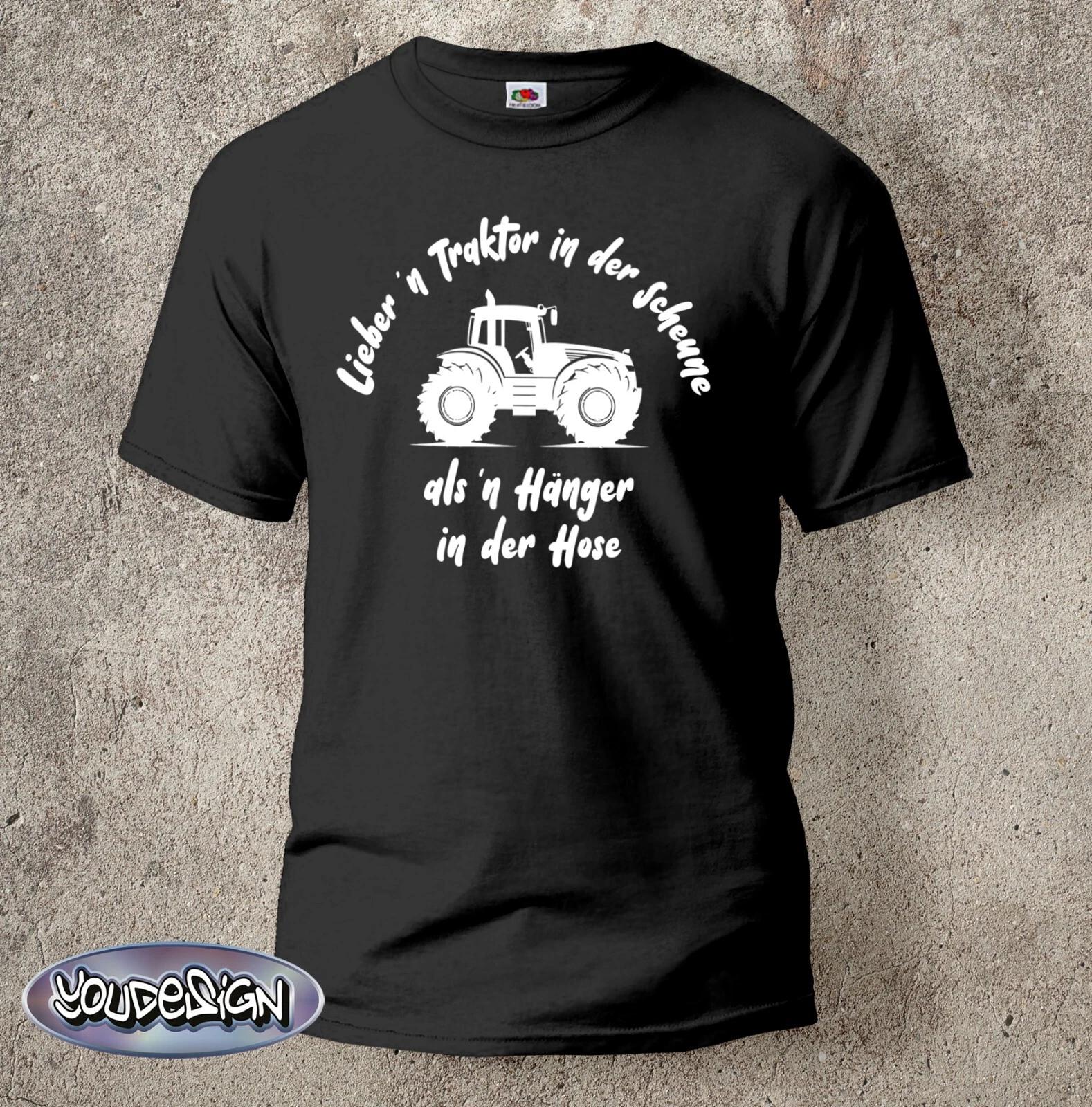 Dear  n Tractor in the Barn Shirt Fun T-Shirt Tractor Farmer Farmer S-5XL L