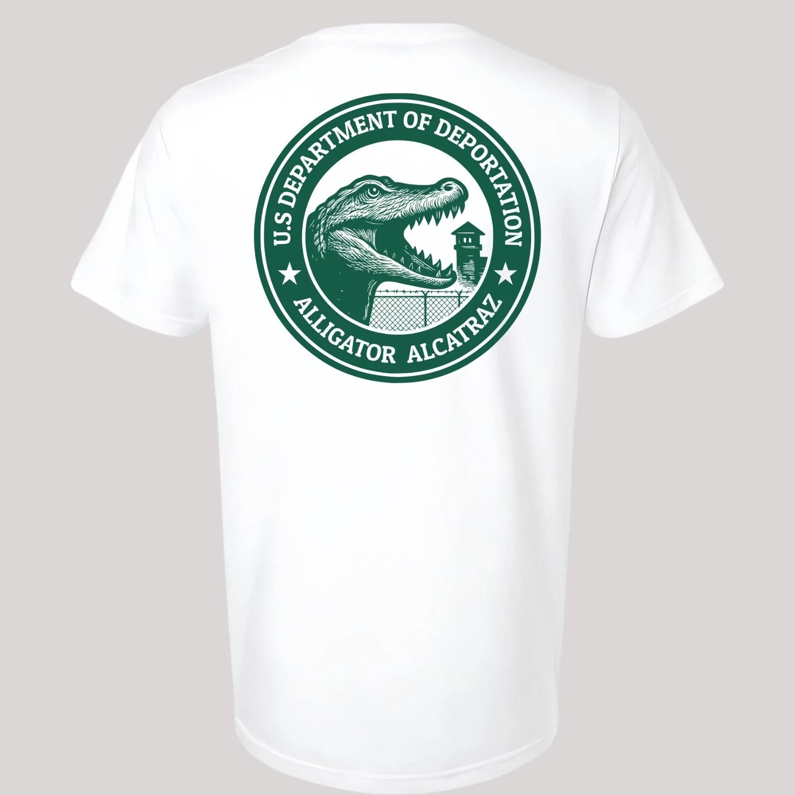 Alligator Alcatraz U.S. Department of Deportation Gator T-shirt S