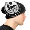 Zimowy ciepły czeczeński herb Bonnet Femme luźna czapka typu beanie czapka Hip Hop czeczeńska czapka narciarska Skullies czapka beanie dla kobiet unisex