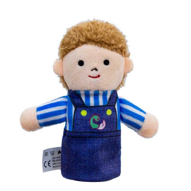 Family Finger Puppet Set for Parent-Child Play - Early Education & Kindergarten Teaching Aids