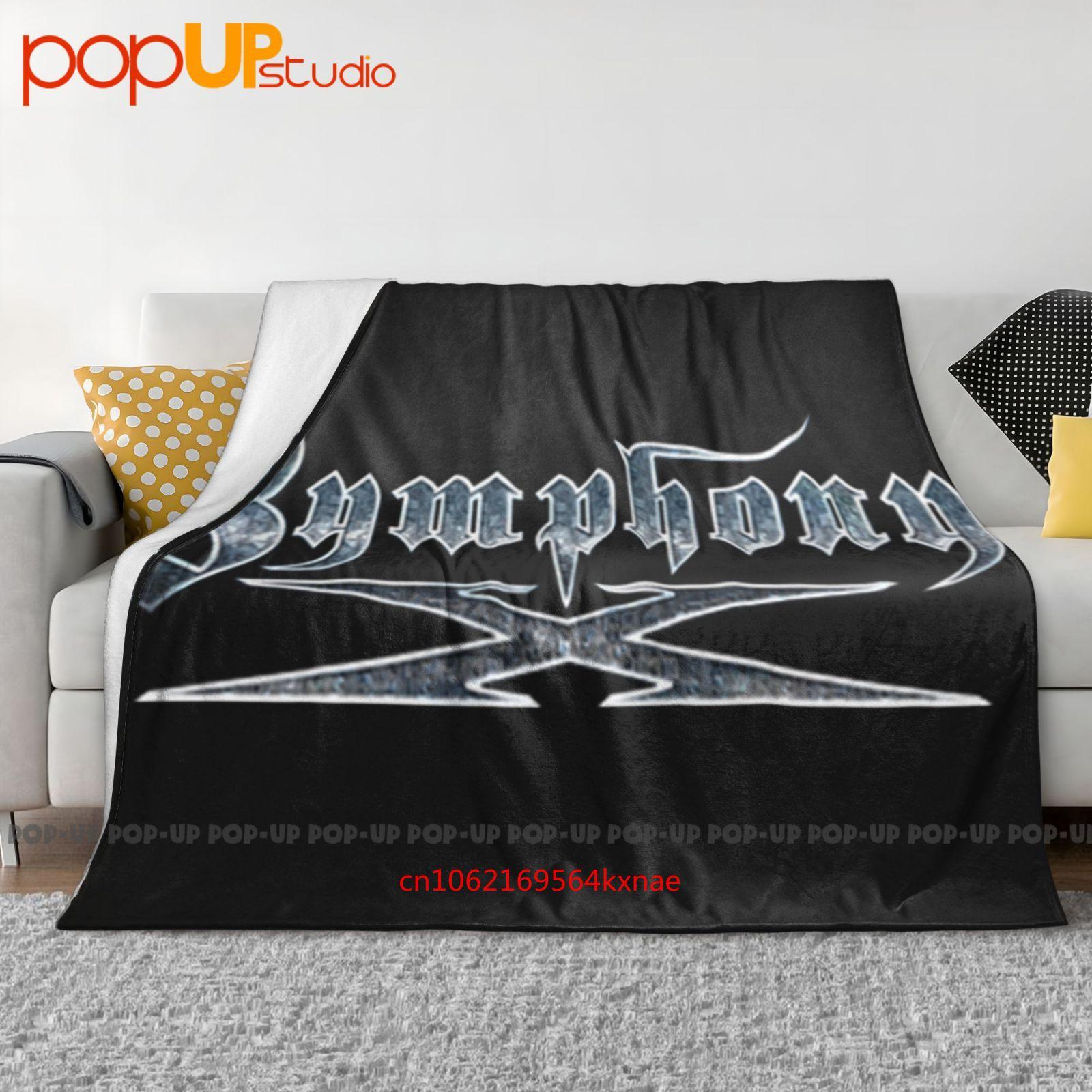Symphony X American Progressive Metal Band Logo Ultra-Soft Blanket Quilt Winter Sofa Cover Bed Covers 30x40in