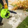 2-Stroke Handheld Leaf Blower Gas Powered Leaf Blower 26cc Handheld Gas Blower Powerful Clearing Blower for Lawn Care Snow Blowing(Green)