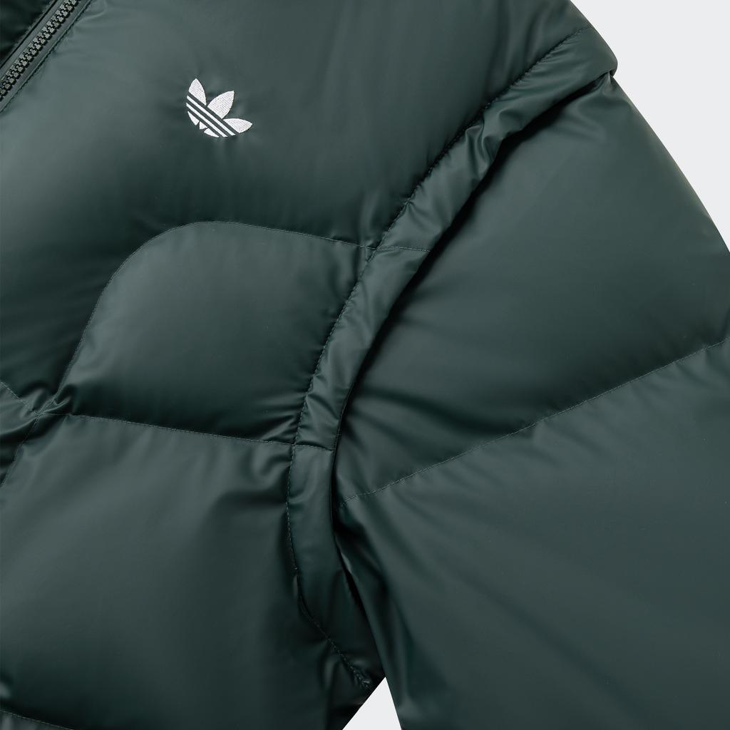 Adidas Originals ADC 2N1 DJ M Removable Logo Pattern Warm Sports Hooded Down Jacket Men Jacket Mineral-Green JW1366