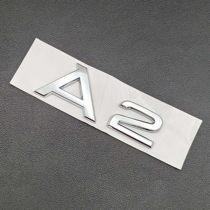 3D ABS Chrom Černé Logo S Line Znak Blatník Samolepka Kufr Auta Pro Audi A1 A2 A3 A4 A5 A6 A7 A8 Písmena Samolepka Příslušenství