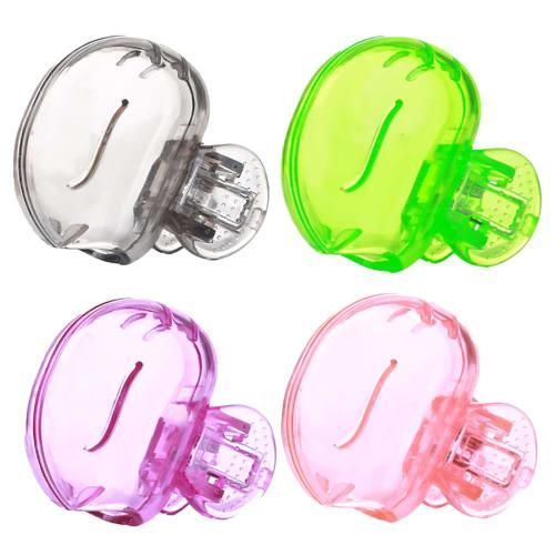 Dental Travel Case - Oral Care Cover, Brush Head Case | Toothbrush Head Protector Cover, Cap Case, Toothpaste Clip Cover, Portable Cap Case, 4-Pack, C