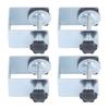 4pcs Universal C Clamp Drawer Front Installation Clamp  Furniture Cabinetry