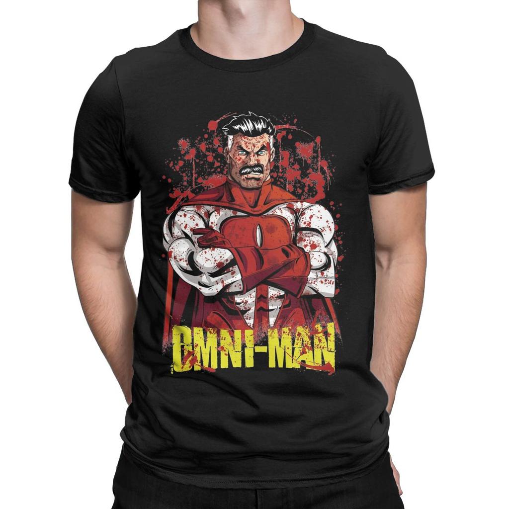 Invincible Comic T Shirt Men Cotton Fun T-Shirts Round Collar Tees Short Sleeve Tops Summer