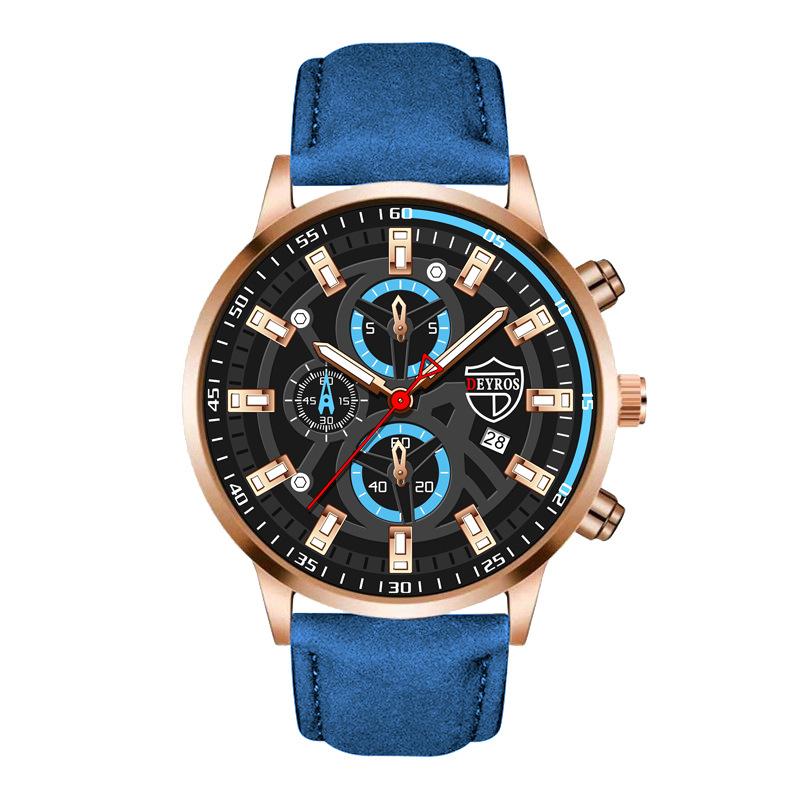 Men'S Watch Fashion Fully Automatic Calendar Luminous Quartz Watch