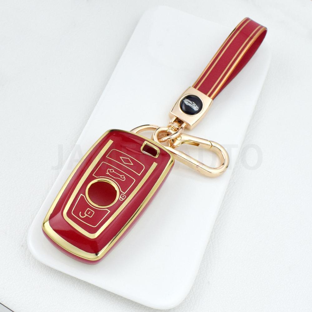 Tpu Car Key Case Cover For Bmw 1 3 5 7 Series X3 X4 M3 M4 M5 520 525 F30 F10 F18 118I 320I Key Protector Soft Shell Key Chains