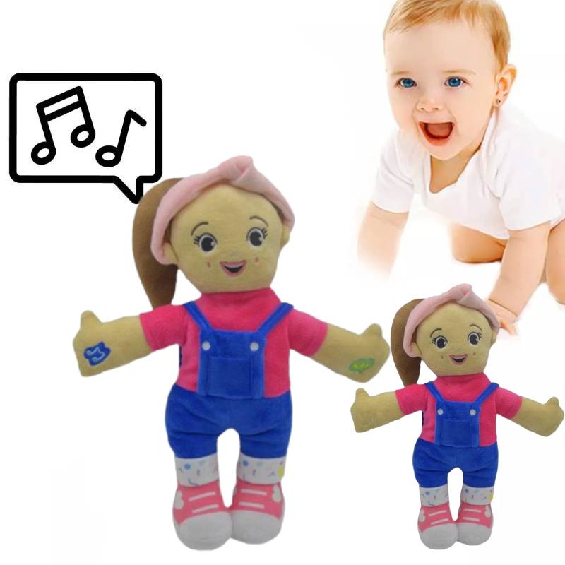 Sing And Speak Doll Musical Sensory Plush Toy Kids Interactive Gift