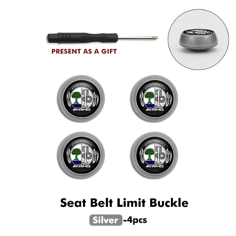 GLC GLB Car Seat Belt Limit Buckle Adjustable Nonslip Belt Clip Locator For Mercedes Benz AMG W202 W212 W213 W220 W221 W222 C18