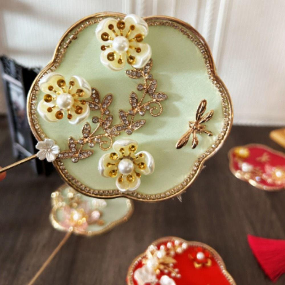 Tassels Bridal Group Fan Chinese Style Chinese Silk Fan Mini Chinese Fan  Chinese Wedding