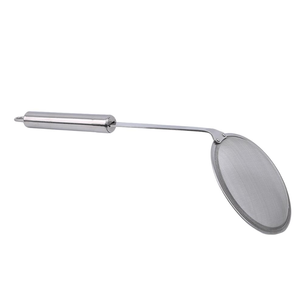 Cooking Stainless Steel Fine Mesh Practical Sifting Filter Spoon Strainer Oil Skimmer Colander
