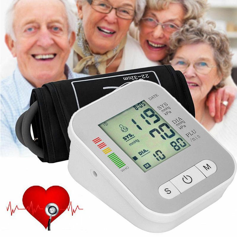 Cyfrowy Automatyczny Elektroniczny Inteligentny Ciśnieniomierz Maszyna Mankiet na Ramię