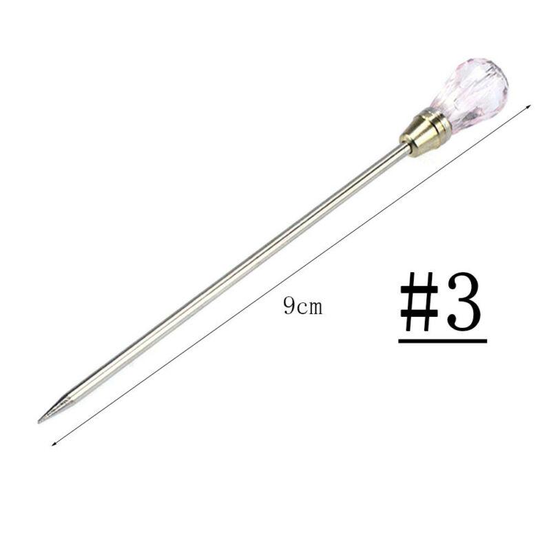 3Pcs Nail Art Stirring Rod Tools UV Gel Polish Acrylic Powder Mixing Tools