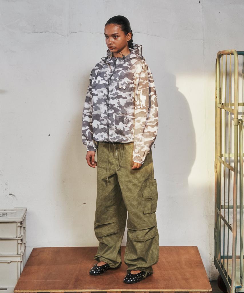 Thevinylhouse Ribstop Sheer Windbreaker Camo
