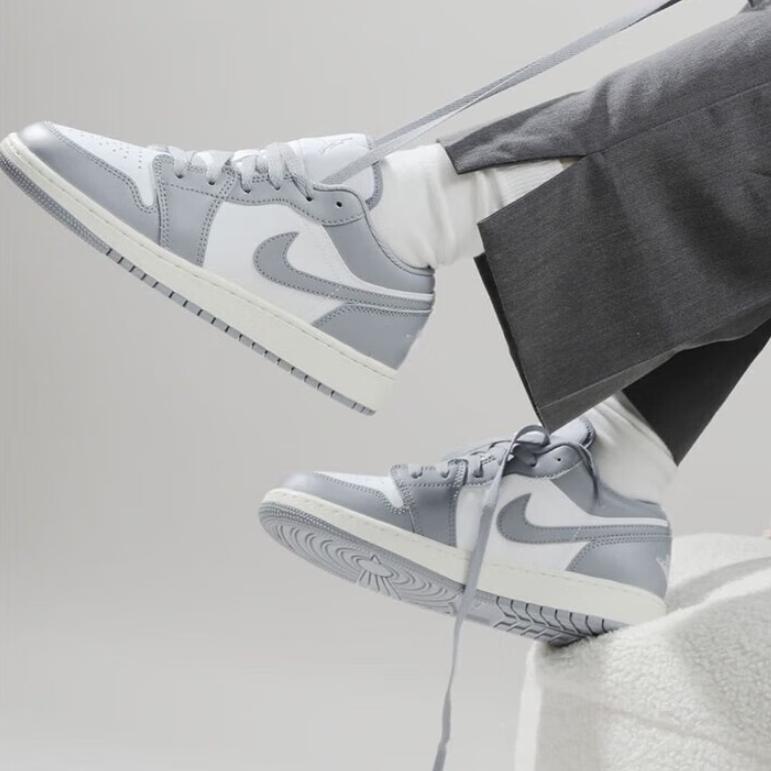 Jordan Air Jordan 1 Low Grigio Vintage GS 553560-053