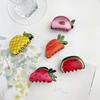 Cute and Versatile Hair ClipsFruit and Vegetable Grabber Back of The Head Updo Shark Clip Hair Accessory