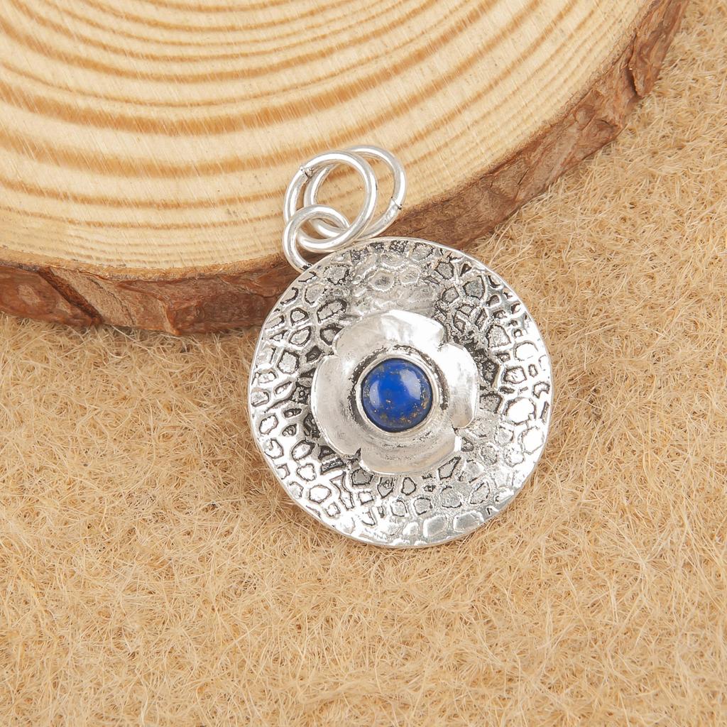 Gorgeous Lapis Lazuli Pendant Handmade Gemstone Jewelry, 925 Solid Sterling Silver Pendant ,Latest Designer Pendant