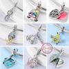 Charm New Authentic Copper Charm Bead Charms Bead Charms Sweet Love Heart Pendant Compatible With Bracelets Charm Valentines Day Jewellery Gift