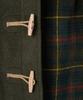 Montgomery Classic Fit Duffle Coat With Wooden - Olive