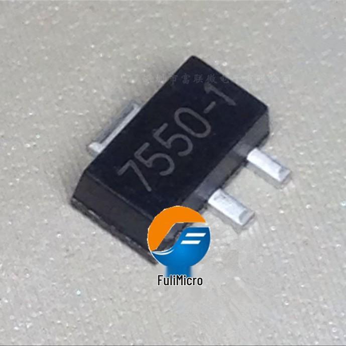 HT7550-M 7550-1 Three-Terminal LDO Voltage Regulator IC Chip, Low Power, High Withstand Voltage 40V/50V