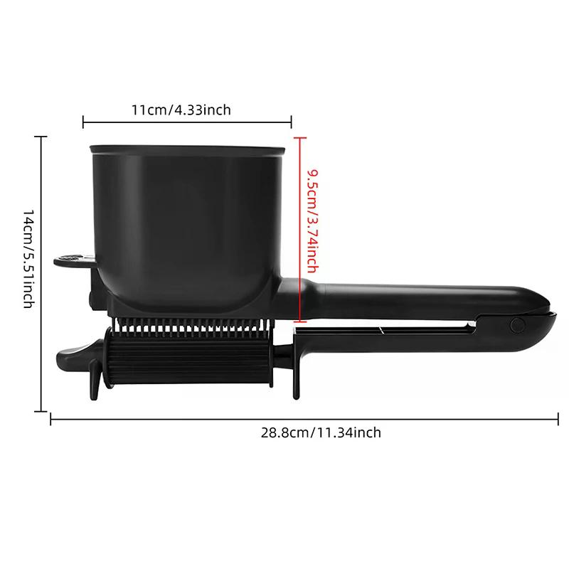 Hair Brush Hairdressing Hair Dye Comb Can Hold Hair Dye Cream Barber Tinting Highlighting Easy Use Practical Hair Styling Tools