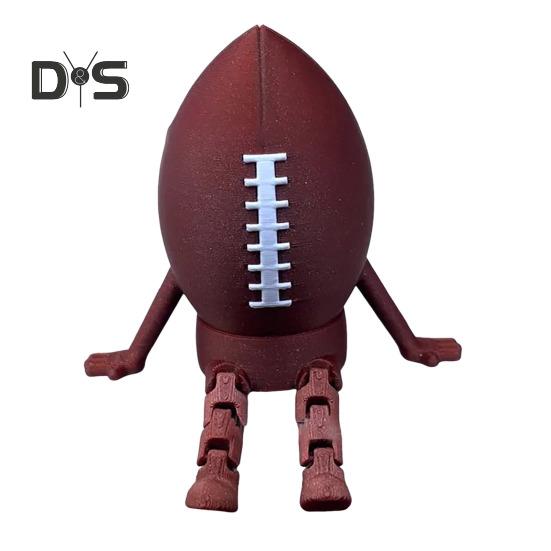 Tennis Model Ornament Golf Basketball Soccer Baseball Ball Figure Articulated Legs Display Model Office Desk Accessory