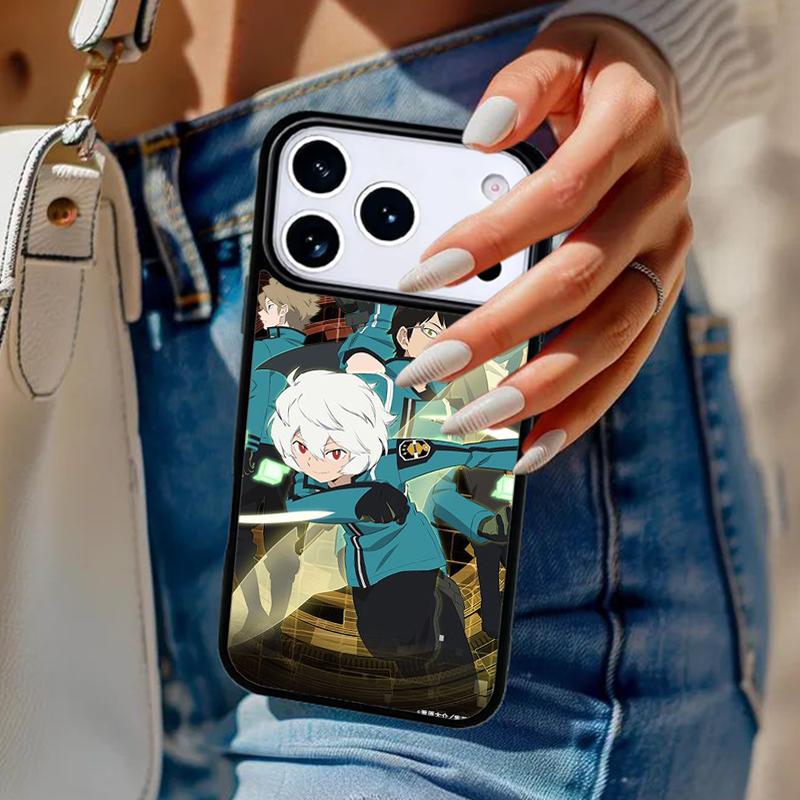 World Trigger Phone Case For iPhone 17 Air 14 15 13 12 Max Cover For Apple 16e 11 Pro Max Plus Coque