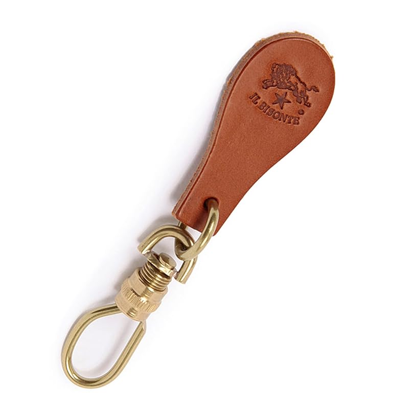 

[IL BISONTE (Il Bisonte)] key ring key ring leather genuine leather cowhide ladies men s unisex Burnt skin