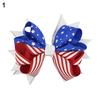 Kids Star Stripe US Flag Bowknot Hairpin Hair Clip Independence Day Party Prop