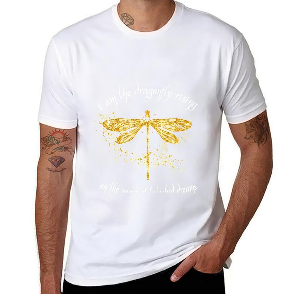 I Am The Dragonfly Rising Tshirt Stylish Print Short Sleeve Tee Tshirt