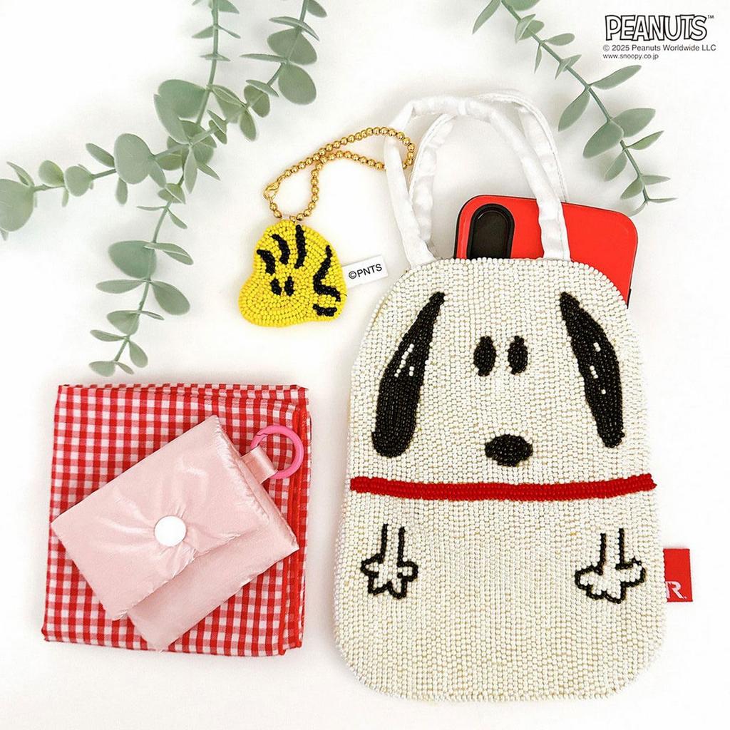 ROOTOTE Snoopy Mini Tote 8448 Women's Bag, IP. Baby. Beads. Peanuts-0V