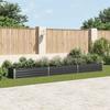 VidaXL Raised Garden Bed Galvanized Steel 480x80x45 Cm Anthracite 47067