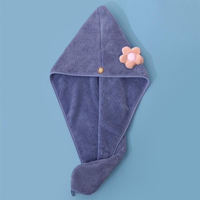 Microfiber Coral Fleece Quick-Dry Hair Wrap Towel