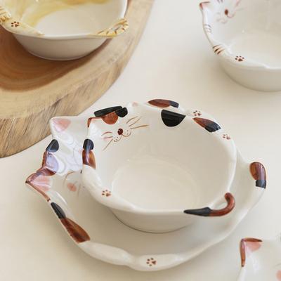 Cat Shaped Plates Serving Steak Appetizer Plate For Restaurant