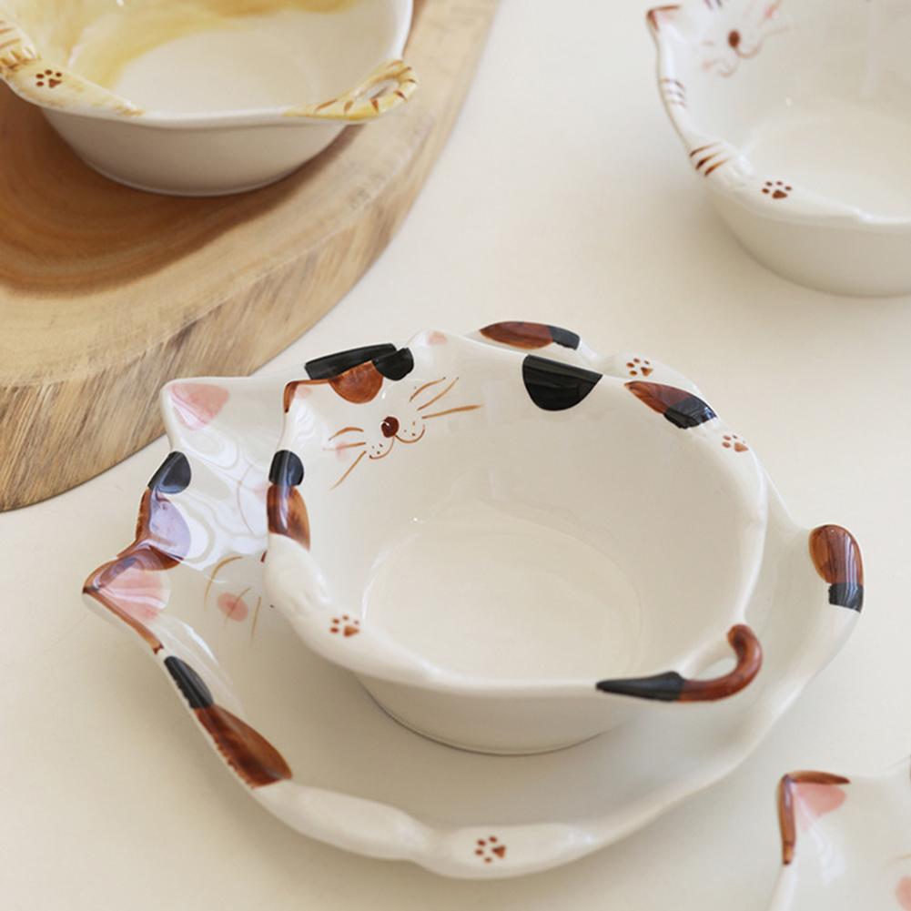 Cat Shaped Plates Serving Steak Appetizer Plate For Restaurant