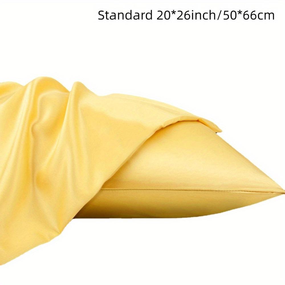 1 Piece Silky Stain Pillowcase Silky Pillowcase Natural Silk Pillowcase Mulberry Silk Pillow Case Standard