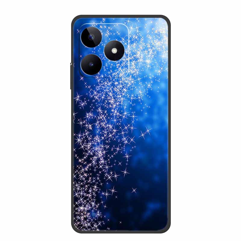 6.74" For Realme Note 50 Case Black Silicone Soft TPU Phone Cases Back Cover For Realme Note 50 Case Note50 Protective Coque Bag