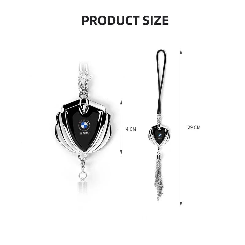 3D kovový odznak s logem Přívěsek na zrcátko auta Ozdoba Pro BMW M Performance 320 325 E28 E30 E34 E36 E39 X5 X6 F01 F02