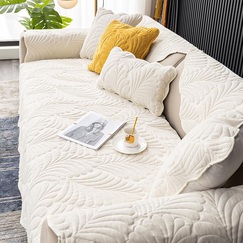 Chenille-Sofakissen, universeller Sofabezug für alle Jahreszeiten, leichter, luxuriöser, hochwertiger Kissenbezug aus Stoff für die Rückenlehne