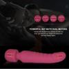 Multi Frequency Vibrating Rod for Women Fully Charged Fully Encapsulated Rubber Dual Motor Heating Double Head Fun Vibrating Rod for Women