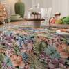 Oil Painting Tablecloth Hemp Fabric Retro Romantic Coffee Table Cloth Pastoral High-End Jacquard Cover Cloth