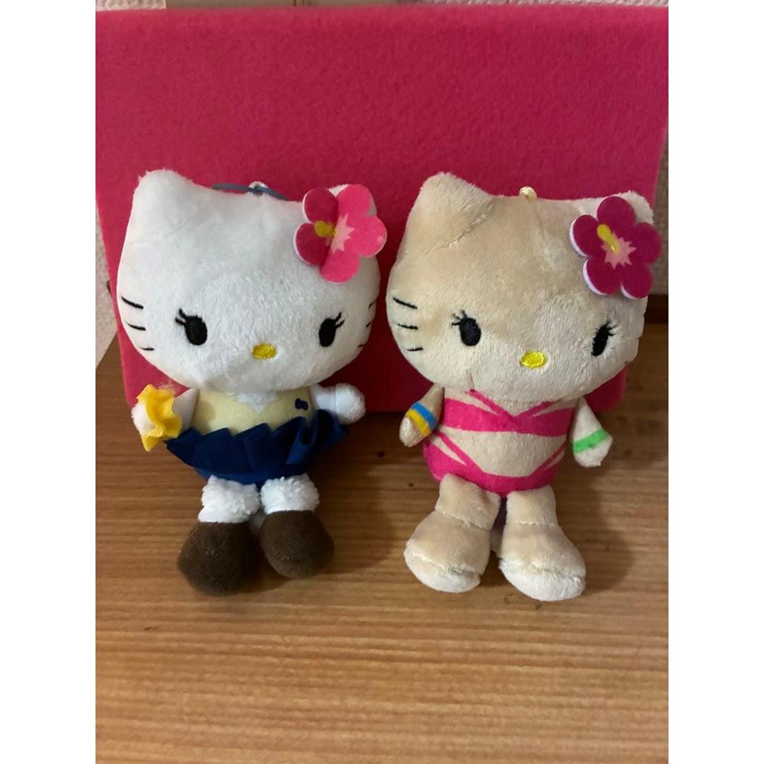 Hello Kitty Plush Mascot Set of 2