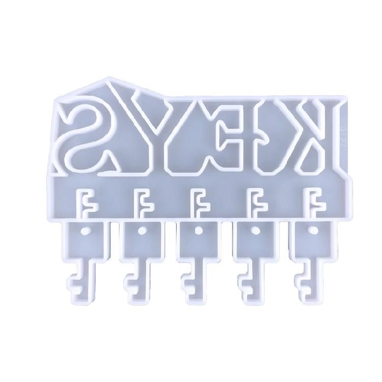 

Epoxy Resin Wall Hanging for Key Storage Casting Resin Mold for Home Decor Entry 1 чистий
